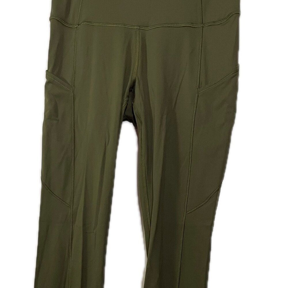Green Lululemon Fast and Free Leggings size 4
